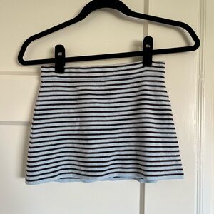 Frankie’s bikinis Marialla Mini Skort - Montauk Stripe - Montauk Stripe / S